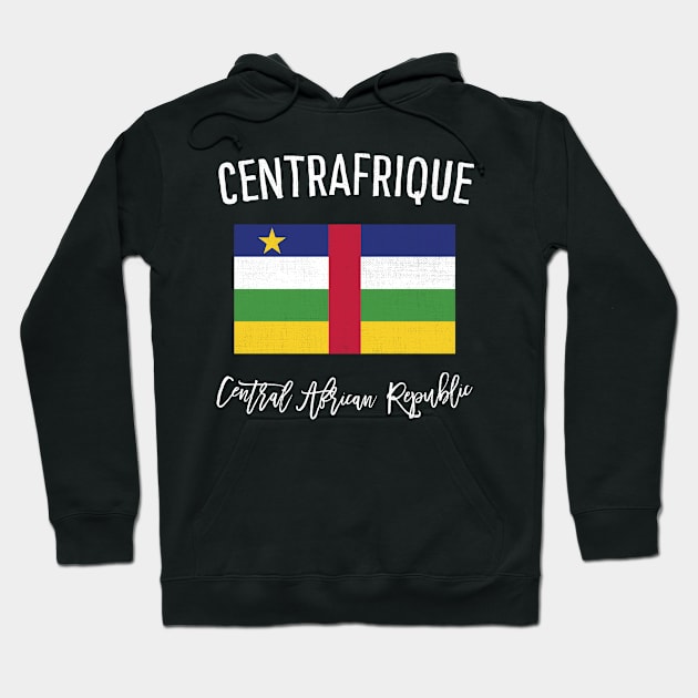 Central African Republic Flag Hoodie by phenomad